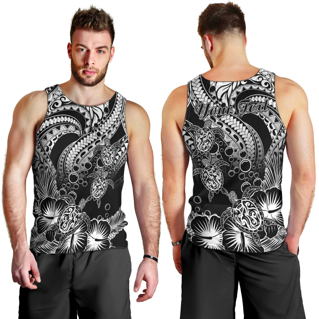 personalised-polynesian-men-tank-top-tribal-honu-turtle-with-hibiscus-white-version