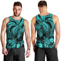 personalised-polynesian-men-tank-top-tribal-honu-turtle-with-hibiscus-turquoise-version