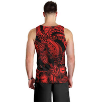 personalised-polynesian-men-tank-top-tribal-honu-turtle-with-hibiscus-red-version