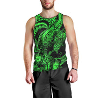 personalised-polynesian-men-tank-top-tribal-honu-turtle-with-hibiscus-green-version