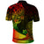 Custom Polynesian Tribal Polo Shirt Unique Reggae - Wonder Print Shop