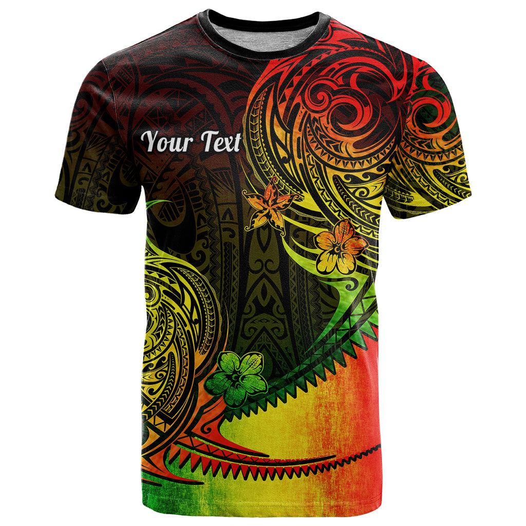 Personalised Polynesian Tribal T Shirt Unique Reggae - Wonder Print Shop