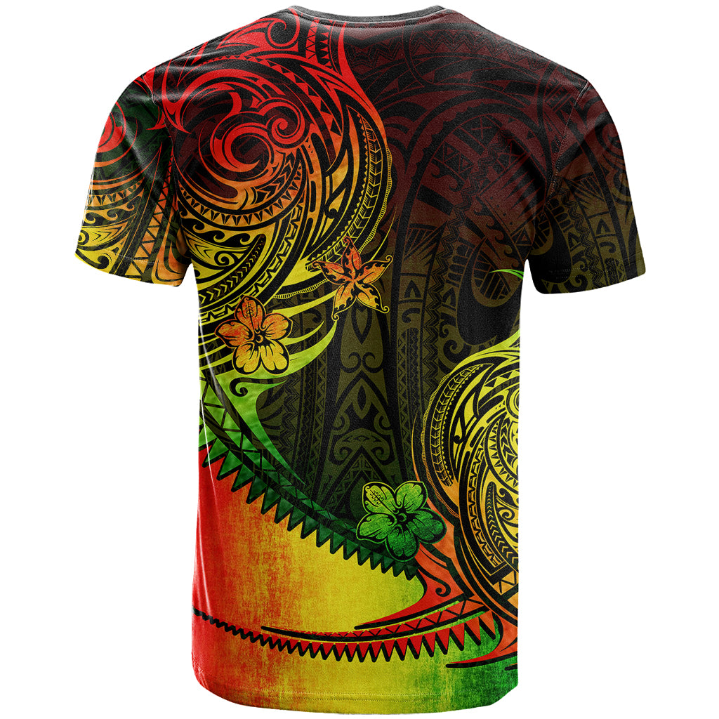 Personalised Polynesian Tribal T Shirt Unique Reggae - Wonder Print Shop