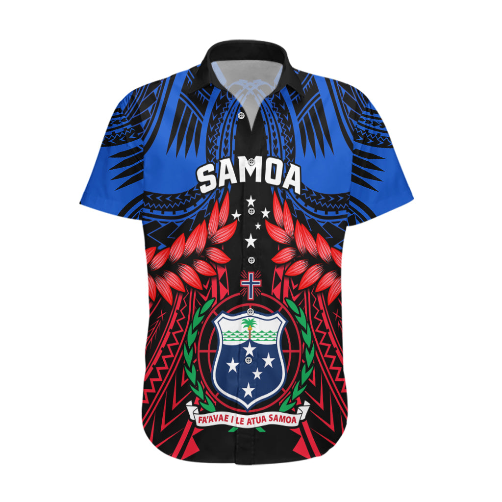 Samoa Hawaiian Shirt Heritage Festival Samoan Tattoo With Ula Fala Kava Bowl - Wonder Print Shop