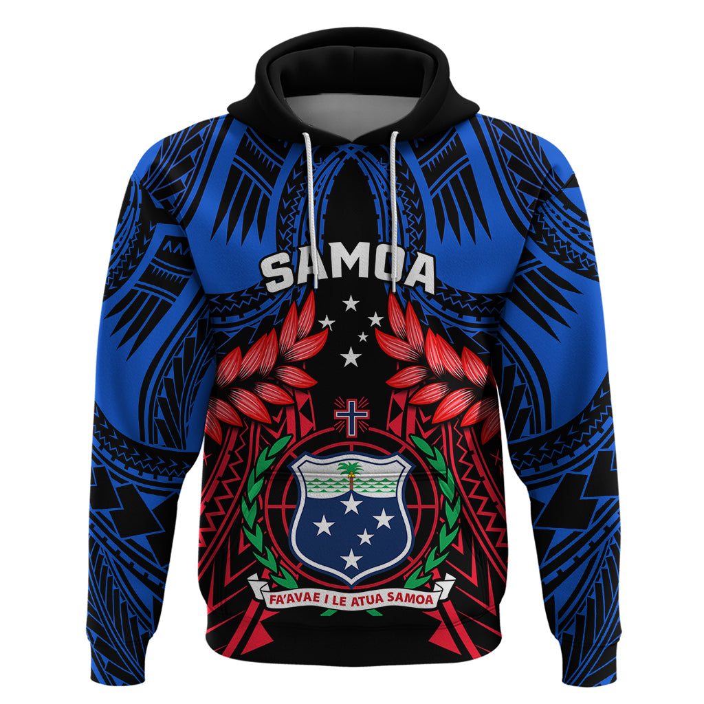 Samoa Hoodie Heritage Festival Samoan Tattoo With Ula Fala Kava Bowl - Wonder Print Shop