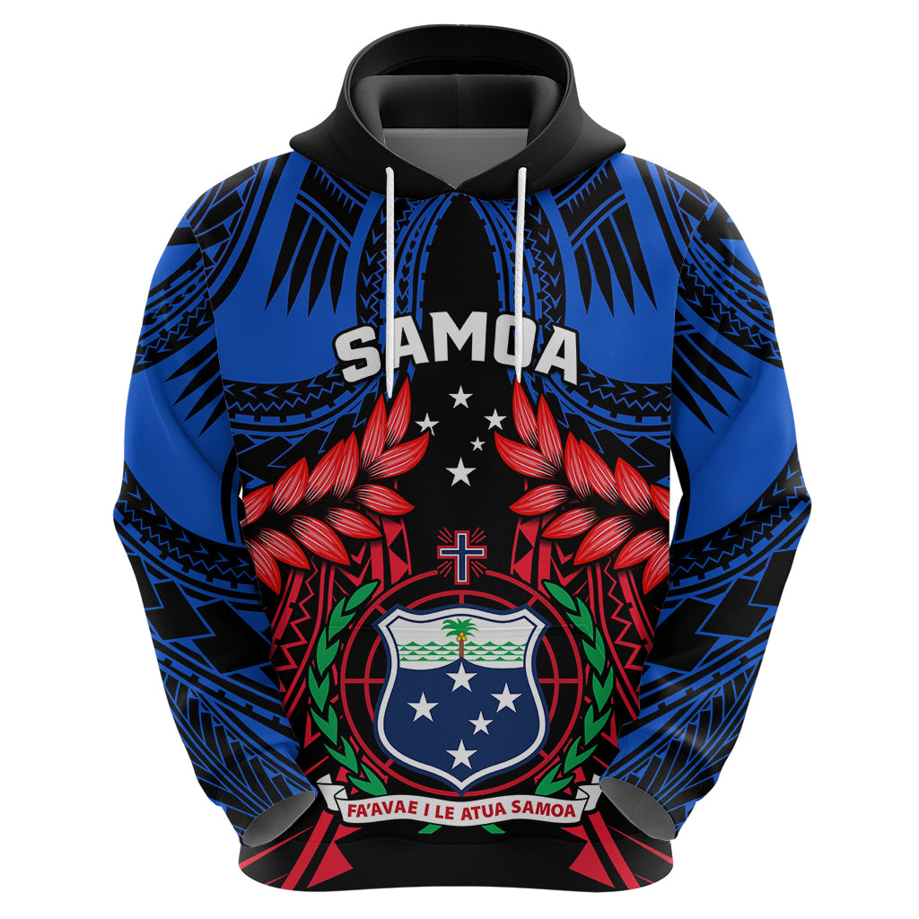 Samoa Hoodie Heritage Festival Samoan Tattoo With Ula Fala Kava Bowl - Wonder Print Shop