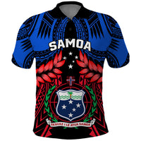 Samoa Polo Shirt Heritage Festival Samoan Tattoo With Ula Fala Kava Bowl - Wonder Print Shop