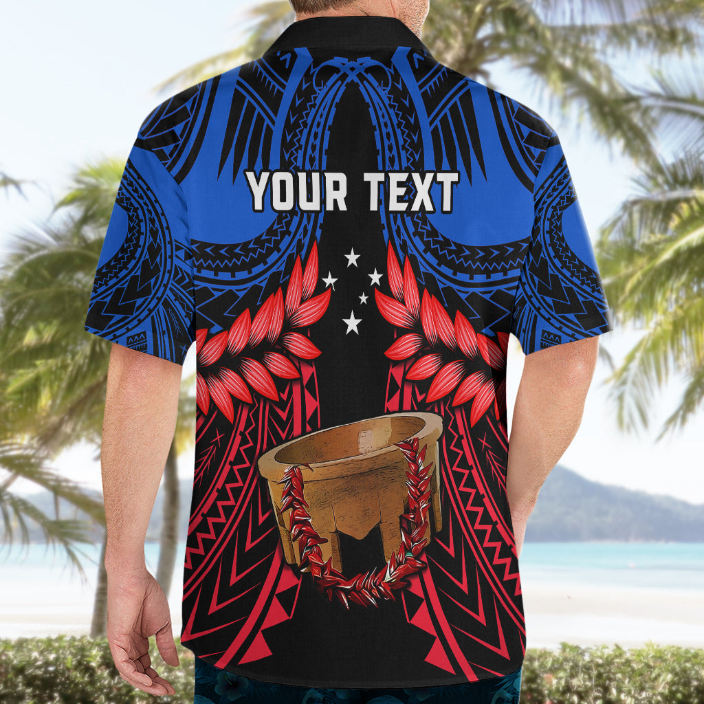 Personalised Samoa Hawaiian Shirt Heritage Festival Samoan Tattoo With Ula Fala Kava Bowl - Wonder Print Shop