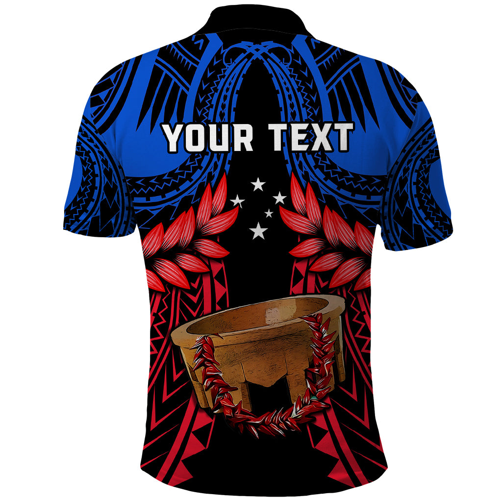 Personalised Samoa Polo Shirt Heritage Festival Samoan Tattoo With Ula Fala Kava Bowl - Wonder Print Shop