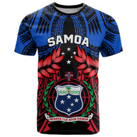 Personalised Samoa T Shirt Heritage Festival Samoan Tattoo With Ula Fala Kava Bowl - Wonder Print Shop