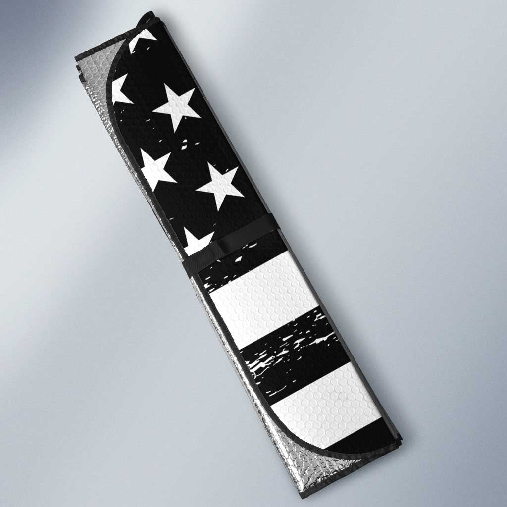 Alligator Alcatraz Auto Sun Shade Cool Gator Everglades USA Grunge Flag - Wonder Print Shop