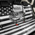 Alligator Alcatraz Back Car Seat Cover Cool Gator Everglades USA Grunge Flag - Wonder Print Shop