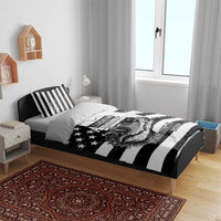 Alligator Alcatraz Bedding Set Cool Gator Everglades USA Grunge Flag - Wonder Print Shop