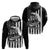 Alligator Alcatraz Hoodie Cool Gator Everglades USA Grunge Flag - Wonder Print Shop