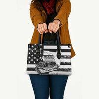 Alligator Alcatraz Leather Bag Cool Gator Everglades USA Grunge Flag - Wonder Print Shop