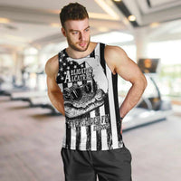 Alligator Alcatraz Men Tank Top Cool Gator Everglades USA Grunge Flag - Wonder Print Shop