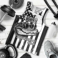 Alligator Alcatraz Men Tank Top Cool Gator Everglades USA Grunge Flag - Wonder Print Shop