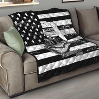 Alligator Alcatraz Quilt Cool Gator Everglades USA Grunge Flag - Wonder Print Shop