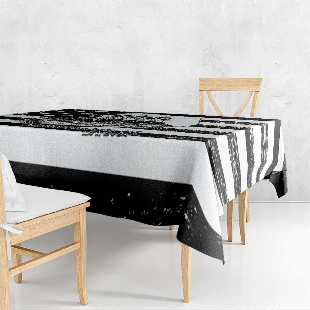 Alligator Alcatraz Tablecloth Cool Gator Everglades USA Grunge Flag - Wonder Print Shop