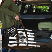 Alligator Alcatraz Travel Bag Cool Gator Everglades USA Grunge Flag - Wonder Print Shop