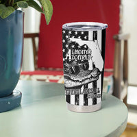 Alligator Alcatraz Tumbler Cup Cool Gator Everglades USA Grunge Flag - Wonder Print Shop