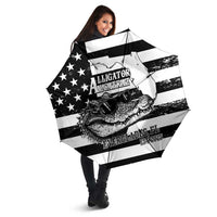 Alligator Alcatraz Umbrella Cool Gator Everglades USA Grunge Flag - Wonder Print Shop