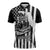 Alligator Alcatraz Zipper Polo Shirt Cool Gator Everglades USA Grunge Flag - Wonder Print Shop