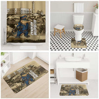 Alligator Alcatraz Bathroom Set Police Gator Rock Penitentiary - Wonder Print Shop