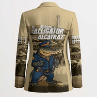 Alligator Alcatraz Blazer Police Gator Rock Penitentiary - Wonder Print Shop