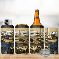 Alligator Alcatraz 4 in 1 Can Cooler Tumbler Police Gator Rock Penitentiary - Wonder Print Shop
