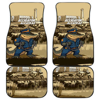 Alligator Alcatraz Car Mats Police Gator Rock Penitentiary - Wonder Print Shop