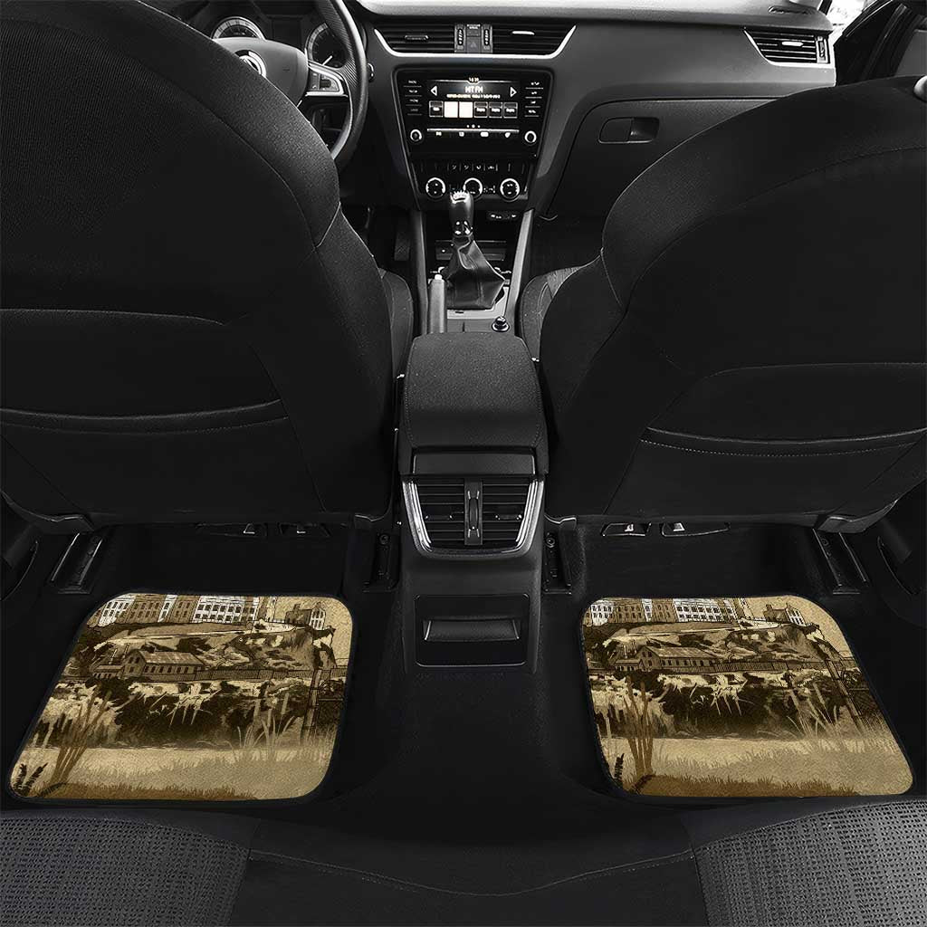 Alligator Alcatraz Car Mats Police Gator Rock Penitentiary - Wonder Print Shop