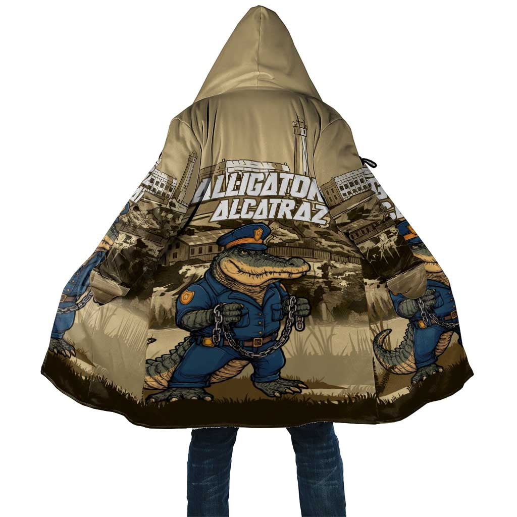 Alligator Alcatraz Cloak Police Gator Rock Penitentiary - Wonder Print Shop