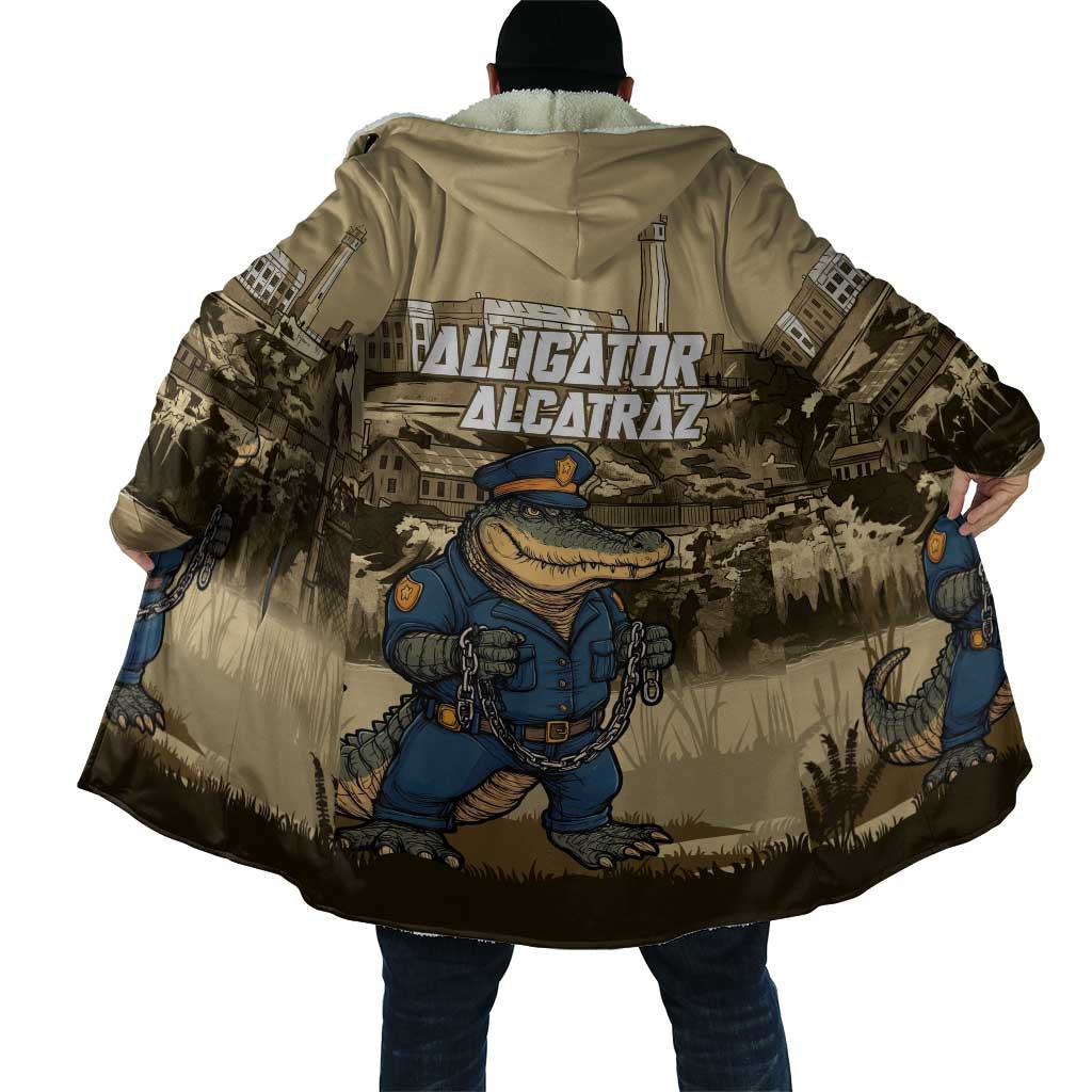 Alligator Alcatraz Cloak Police Gator Rock Penitentiary - Wonder Print Shop