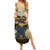 Alligator Alcatraz Family Matching Summer Maxi Dress and Hawaiian Shirt Police Gator Rock Penitentiary - Wonder Print Shop