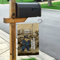 Alligator Alcatraz Garden Flag Police Gator Rock Penitentiary - Wonder Print Shop