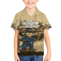 Alligator Alcatraz Hawaiian Shirt Police Gator Rock Penitentiary - Wonder Print Shop