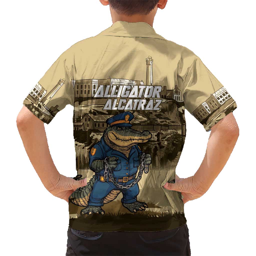 Alligator Alcatraz Hawaiian Shirt Police Gator Rock Penitentiary - Wonder Print Shop