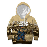 Alligator Alcatraz Kid Hoodie Police Gator Rock Penitentiary - Wonder Print Shop