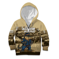 Alligator Alcatraz Kid Hoodie Police Gator Rock Penitentiary - Wonder Print Shop