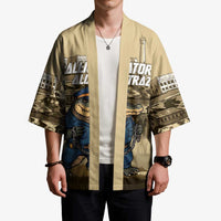 Alligator Alcatraz Kimono Police Gator Rock Penitentiary - Wonder Print Shop