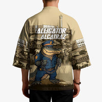 Alligator Alcatraz Kimono Police Gator Rock Penitentiary - Wonder Print Shop