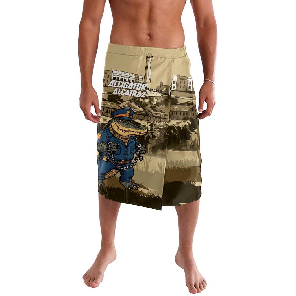 Alligator Alcatraz Lavalava Police Gator Rock Penitentiary - Wonder Print Shop