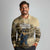 Alligator Alcatraz Long Sleeve Polo Shirt Police Gator Rock Penitentiary - Wonder Print Shop