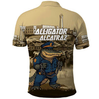 Alligator Alcatraz Polo Shirt Police Gator Rock Penitentiary - Wonder Print Shop