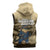 Alligator Alcatraz Sleeveless Hoodie Police Gator Rock Penitentiary - Wonder Print Shop