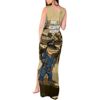 Alligator Alcatraz Tank Maxi Dress Police Gator Rock Penitentiary - Wonder Print Shop