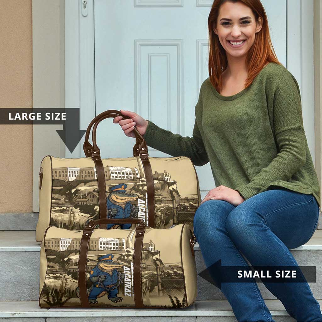 Alligator Alcatraz Travel Bag Police Gator Rock Penitentiary - Wonder Print Shop