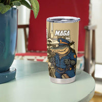 Alligator Alcatraz Tumbler Cup Police Gator Rock Penitentiary - Wonder Print Shop