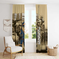 Alligator Alcatraz Window Curtain Police Gator Rock Penitentiary - Wonder Print Shop